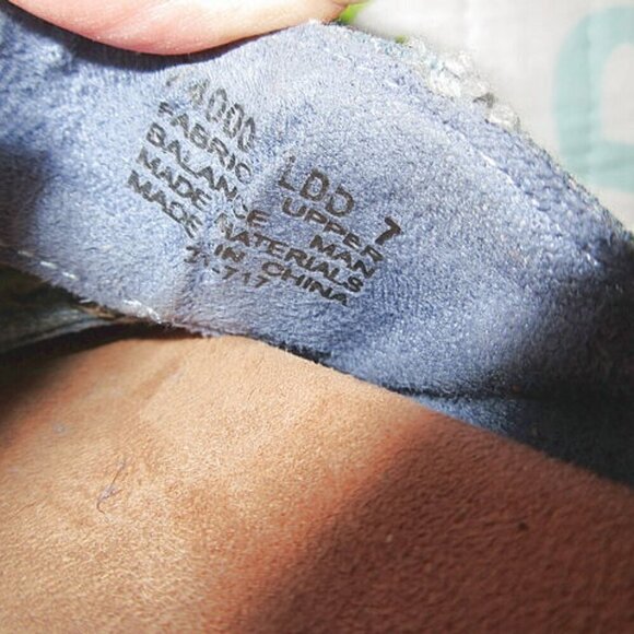 Minnetonka Patchwork Denim Sandals Size 7 Slide Fringe Slip On Boho Grunge 90s - Picture 5 of 9